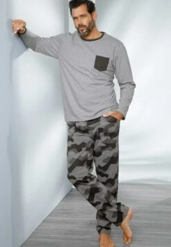 2Er Pack - Pyjama - Hellblau/Grau