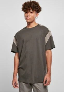 URBAN CLASSICS Active - T-Shirt Print - Blackbird Asphalt
