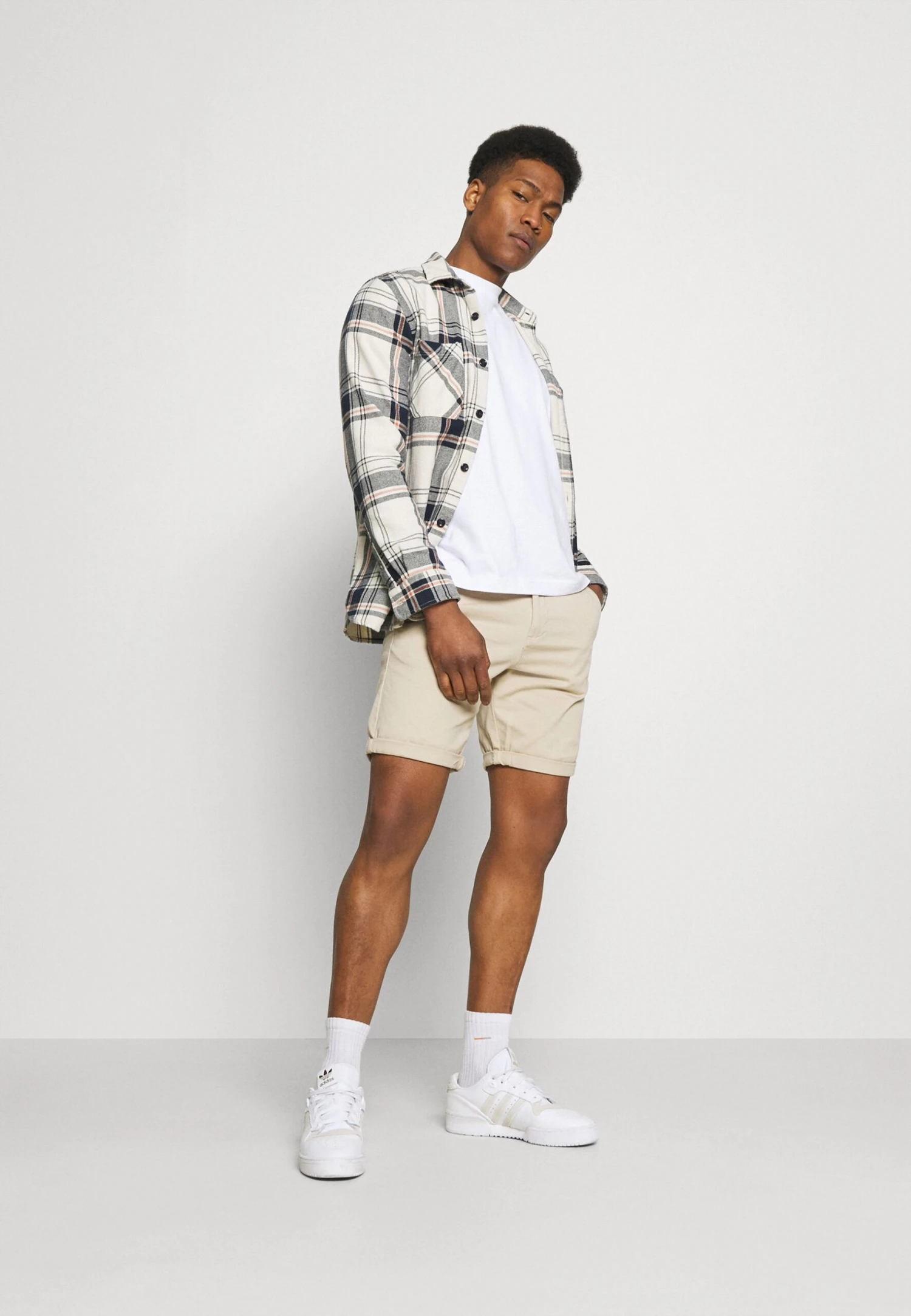 Jack & Jones Jjidave 2 Pack - Shorts - White Pepper 1 Jack & Jones Jjidave 2 Pack - Shorts - White Pepper