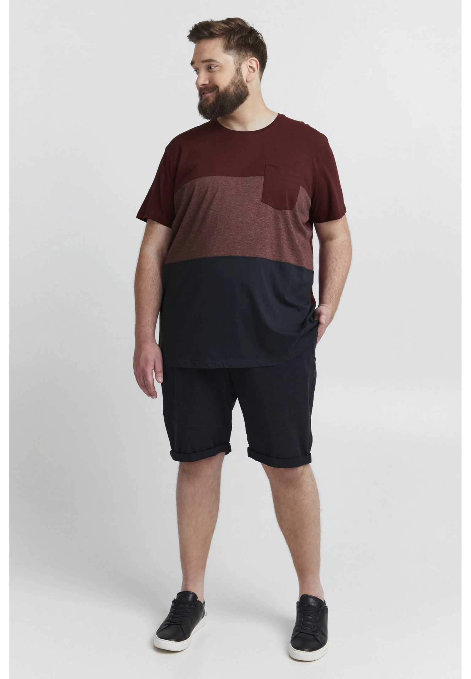 Solid Sdmingo Bt - T-Shirt Print - Wine Red 2 Solid Sdmingo Bt - T-Shirt Print - Wine Red - Afbeelding 2