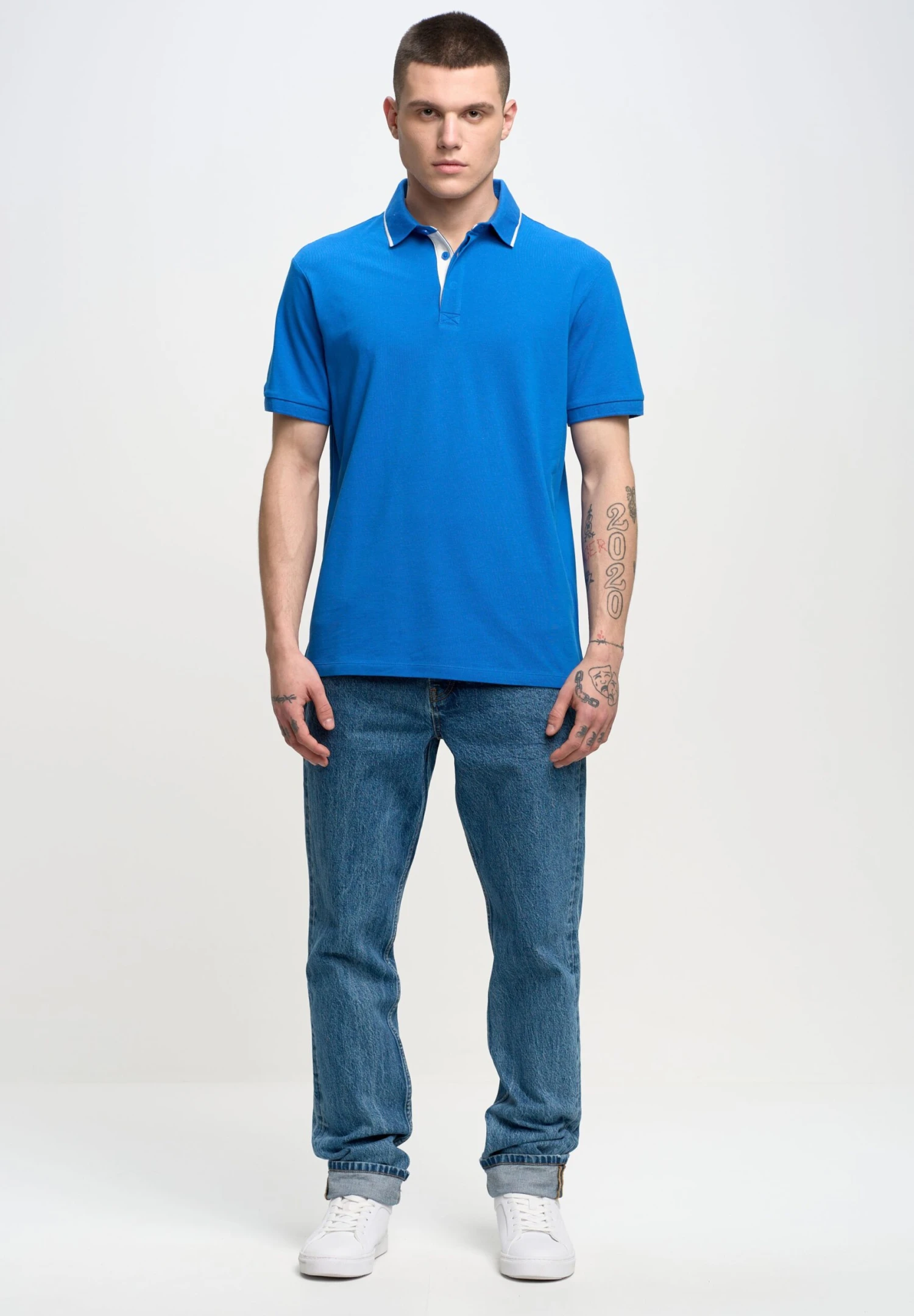 BIG STAR Bizar - Poloshirt - Blau 2 BIG STAR Bizar - Poloshirt - Blau - Afbeelding 2