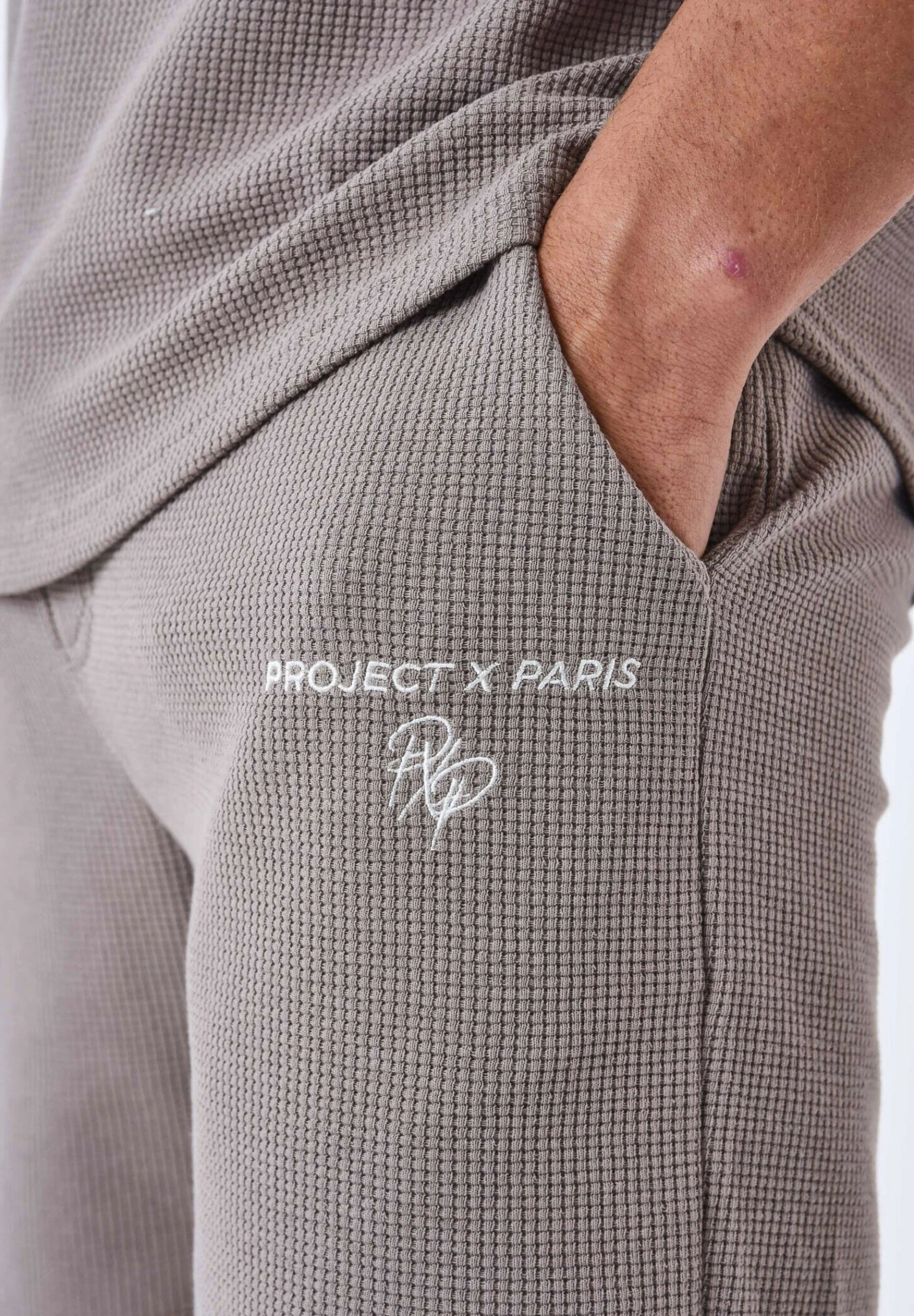 Texturé - Trainingsbroek - Taupe 6 Texturé - Trainingsbroek - Taupe - Afbeelding 6