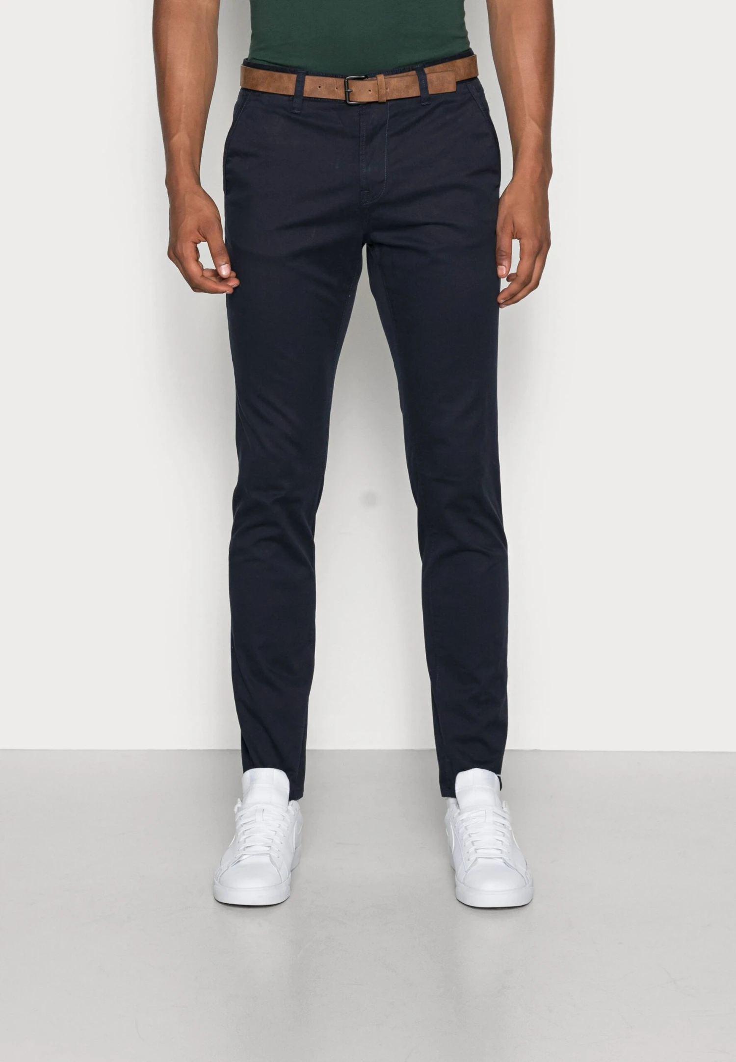 TOM TAILOR Denim With Belt - Chino - Sky Captain Blue 1 TOM TAILOR Denim With Belt - Chino - Sky Captain Blue