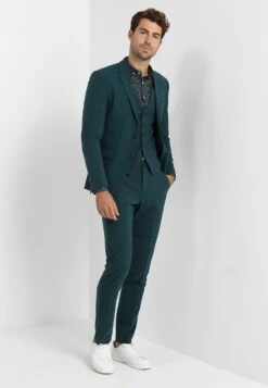 Lindbergh Plain Mens Suit - Kostuum - Dark Green 13 Lindbergh Plain Mens Suit - Kostuum - Dark Green -Next Verkoopwinkel 4d01d8cf2c624eb9a3567586fcb4ebb9