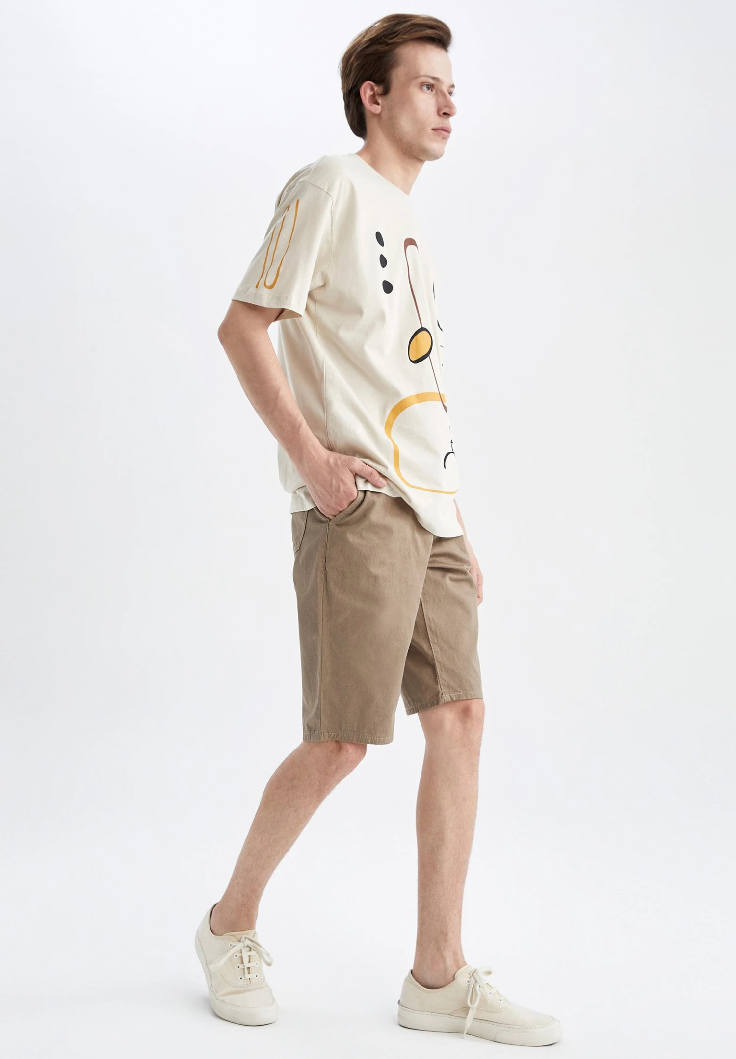 DeFacto Bermuda- Shorts - Brown 4 DeFacto Bermuda- Shorts - Brown - Afbeelding 4