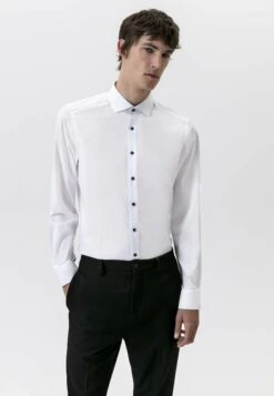 Body Fit - Zakelijk Overhemd - Weiß
