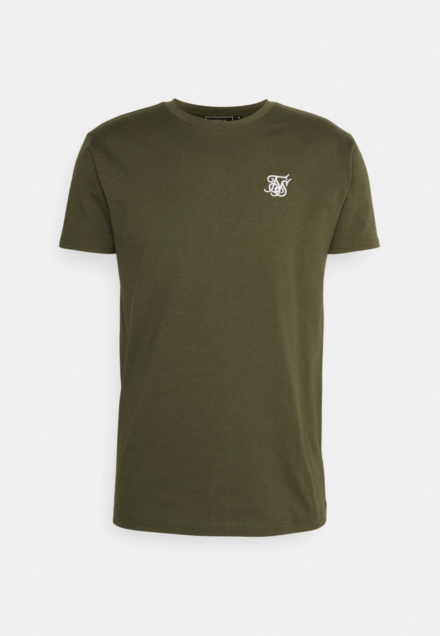 SikSilk Gym Tee - T-Shirt Basic - Khaki 5 SikSilk Gym Tee - T-Shirt Basic - Khaki - Afbeelding 5