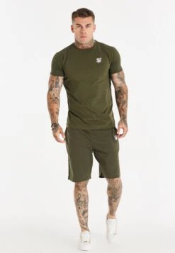 SikSilk Gym Tee - T-Shirt Basic - Khaki 7 SikSilk Gym Tee - T-Shirt Basic - Khaki -Next Verkoopwinkel 4ef1b9c902f34a13b763f3c39a49c3dd