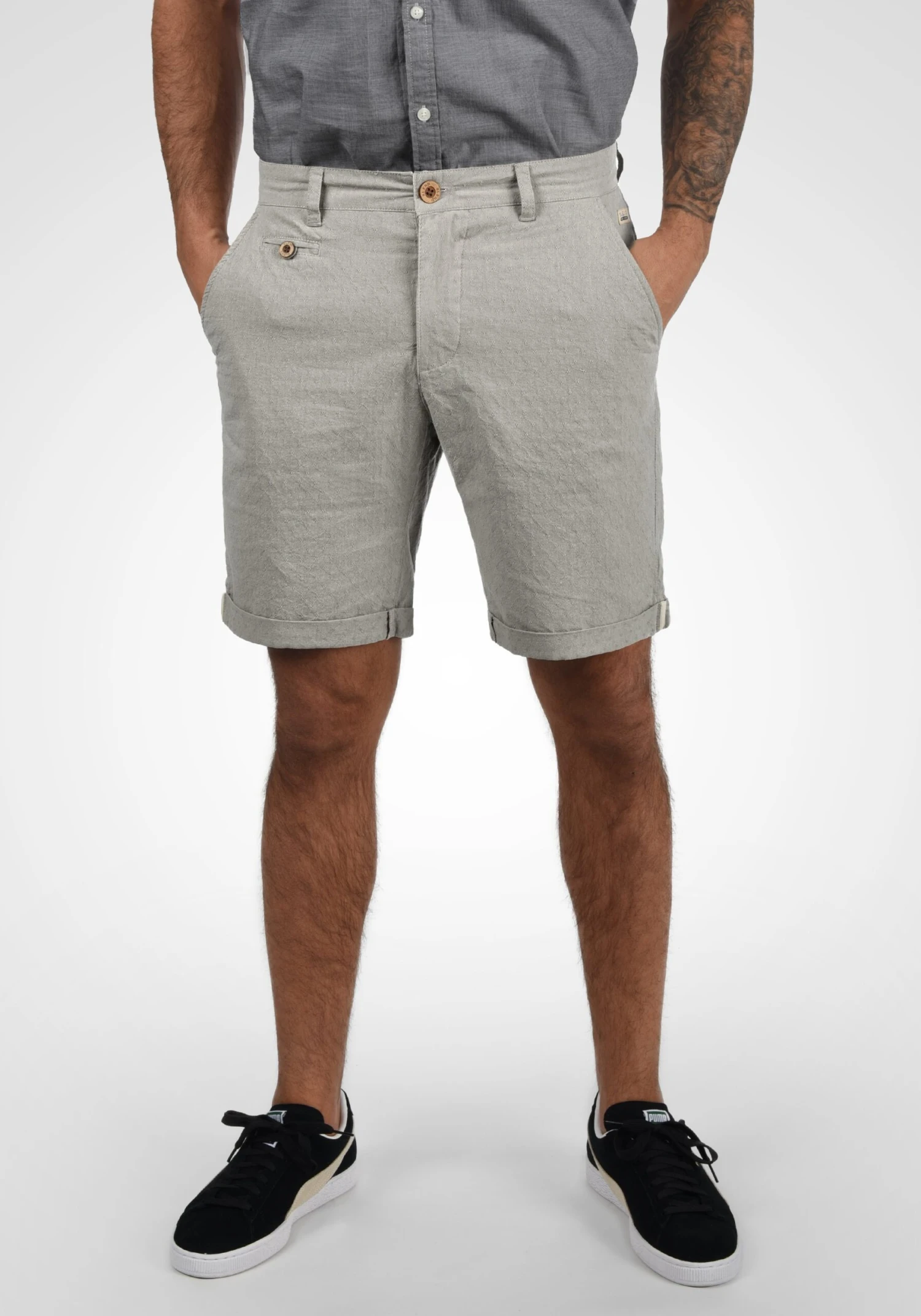 Blend Bhsergio - Shorts - Grey 1 Blend Bhsergio - Shorts - Grey