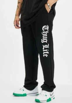 URBAN CLASSICS Thug Life Timemachine - Trainingsbroek - Black