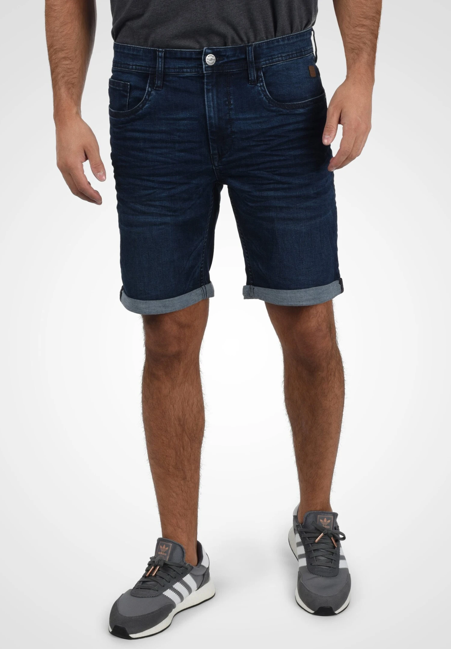 Blend Bhbendigo - Jeansshort - Denim Darkblue 1 Blend Bhbendigo - Jeansshort - Denim Darkblue
