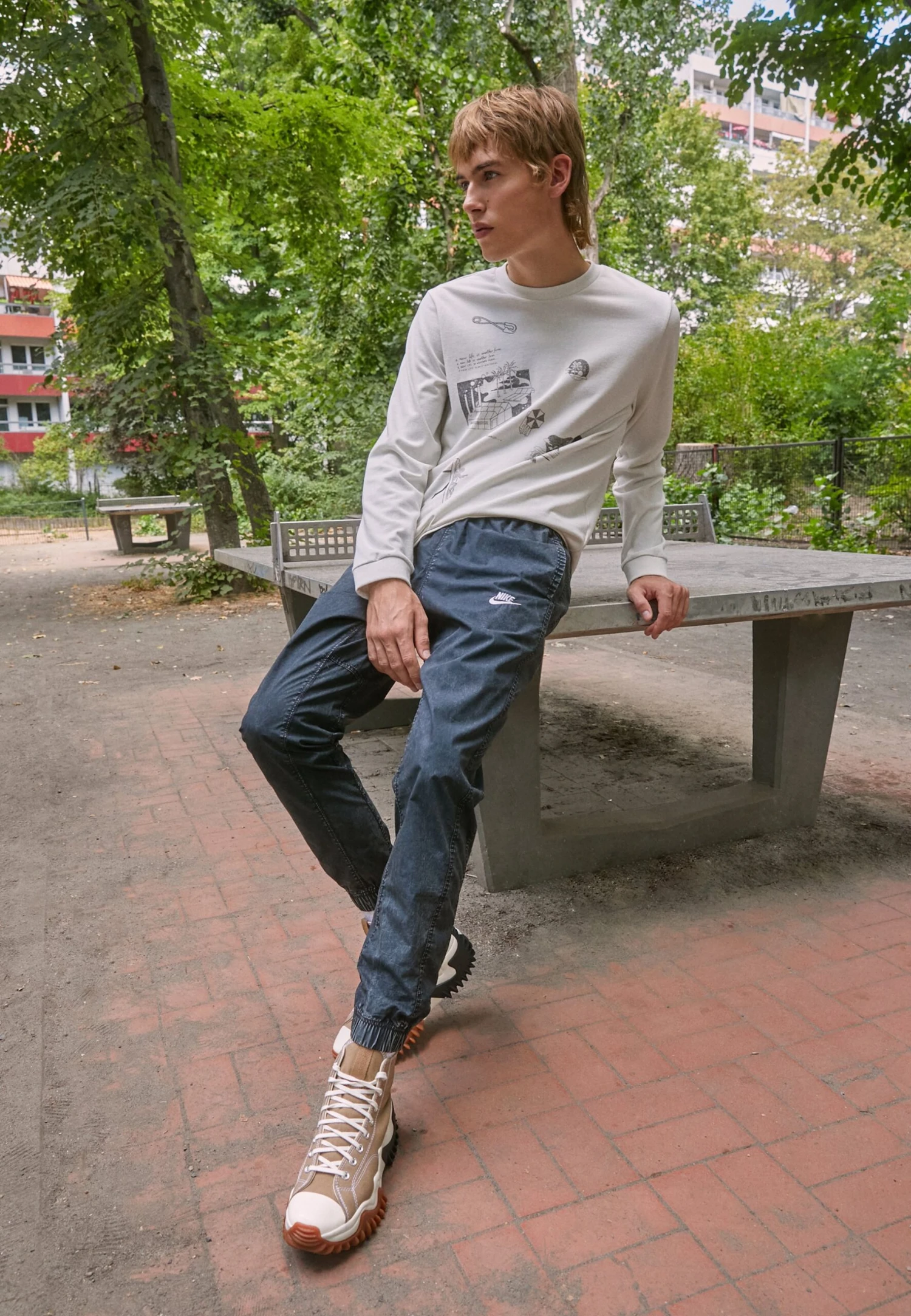 Nike Sportswear Club - Trainingsbroek - Black/White 2 Nike Sportswear Club - Trainingsbroek - Black/White - Afbeelding 2