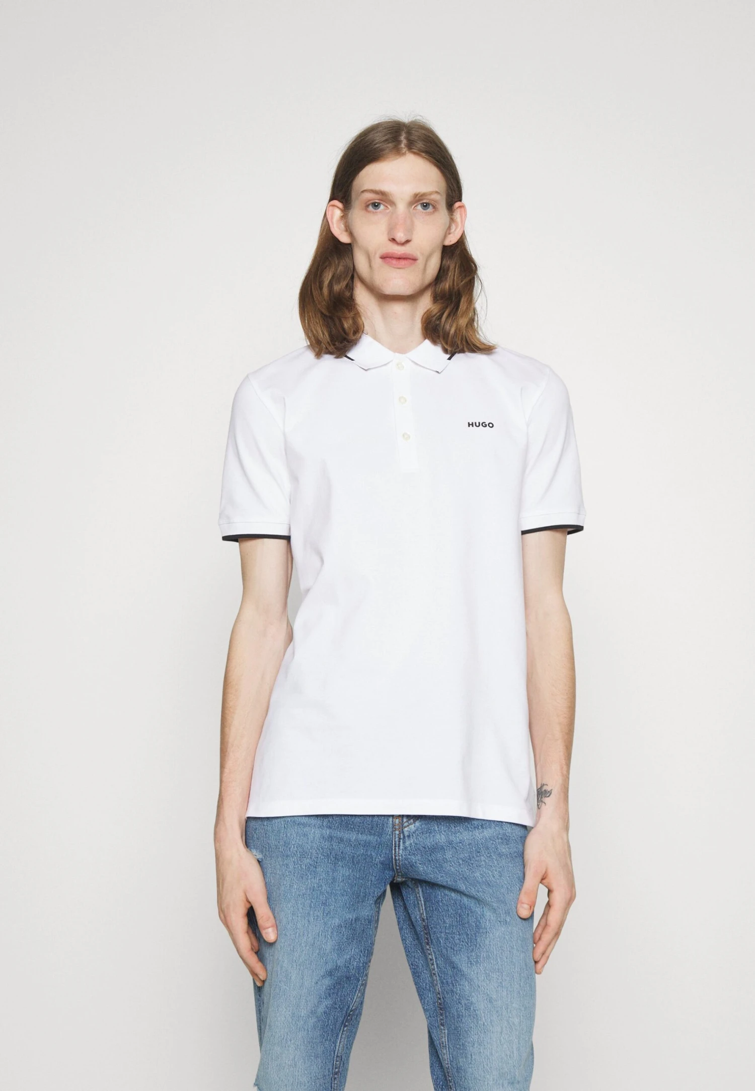 Hugo Dinoso - Poloshirt - Open White 1 Hugo Dinoso - Poloshirt - Open White