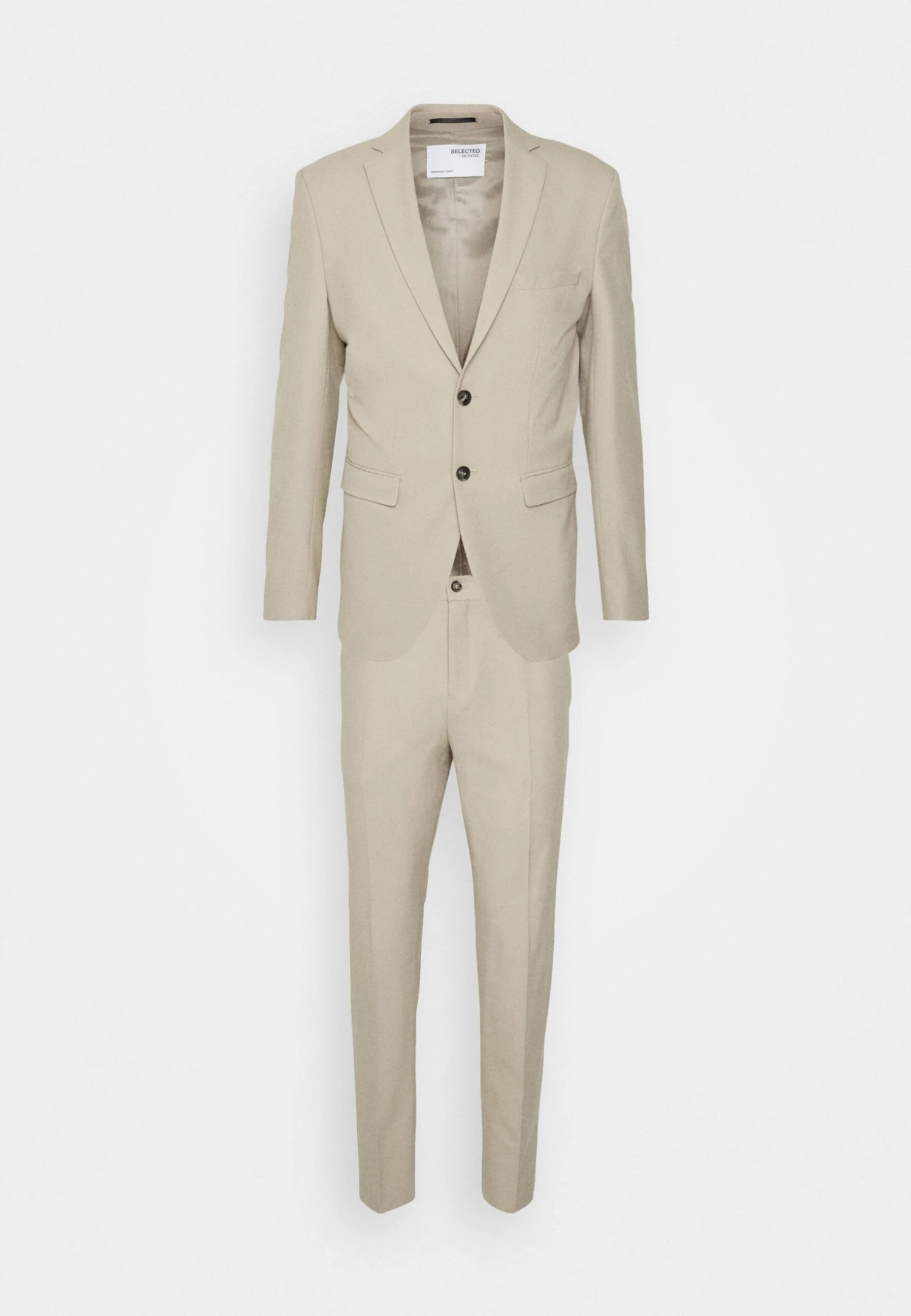 Selected Homme Slhslim Single Breasted - Kostuum - Beige 9 Selected Homme Slhslim Single Breasted - Kostuum - Beige - Afbeelding 9