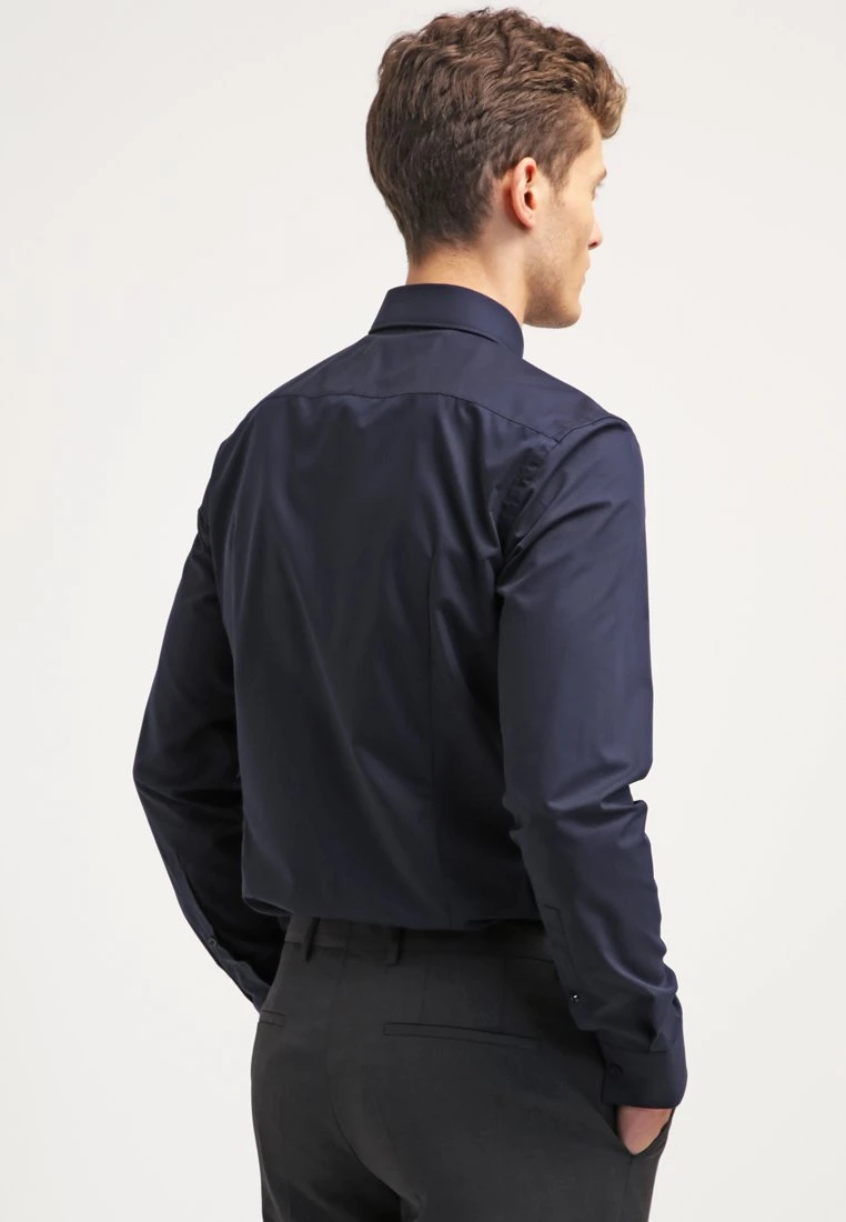 Hugo Jenno - Zakelijk Overhemd - Navy 3 Hugo Jenno - Zakelijk Overhemd - Navy - Afbeelding 3