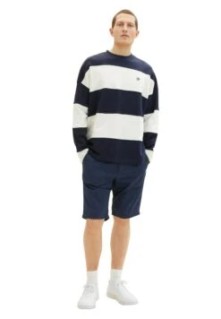 Tom Tailor Bermuda - Shorts - Navy Rombos Minimal -Next Verkoopwinkel 58a142a097614cc9bceaedabde0bdecd