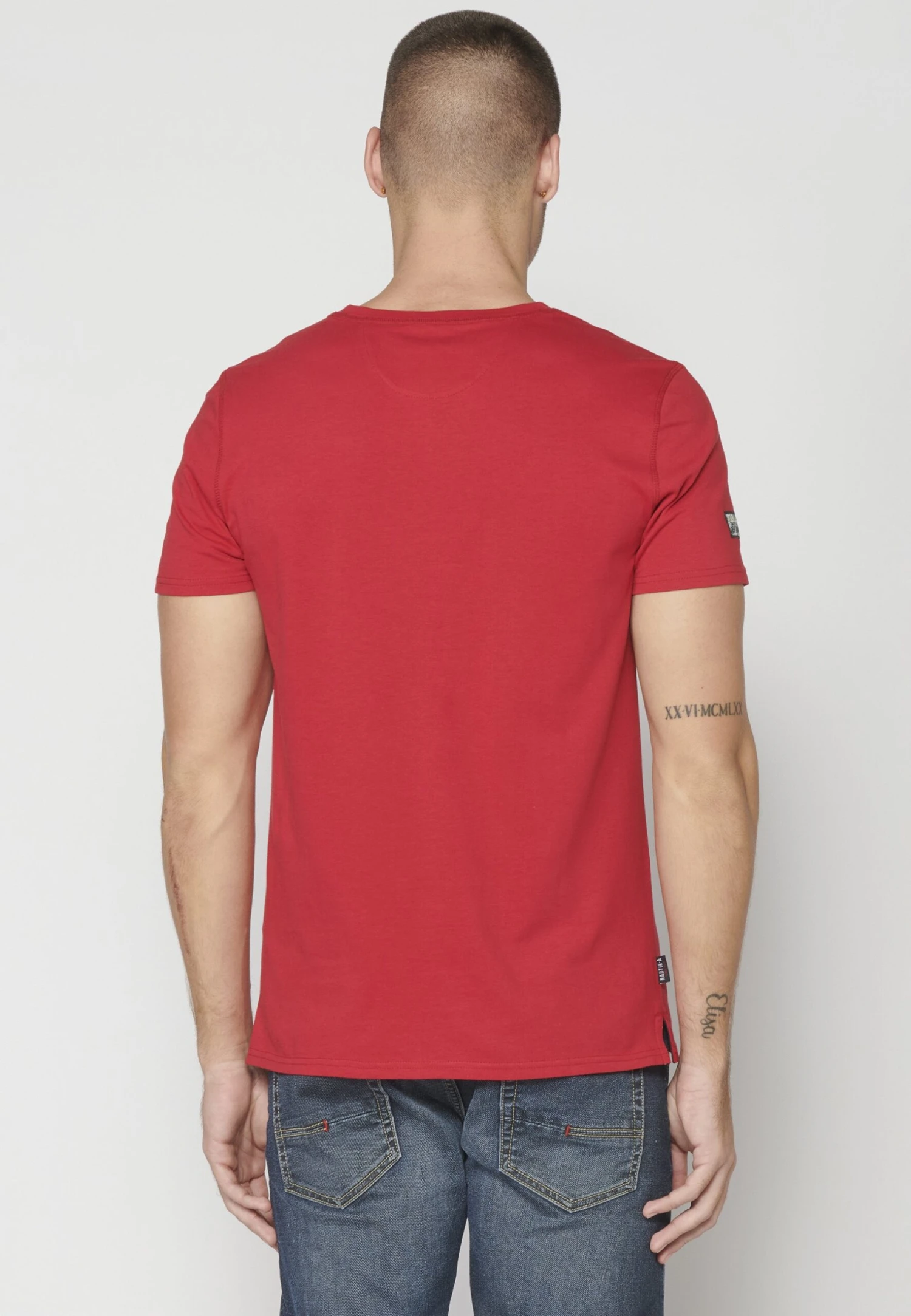 Koroshi Short Sleeve - T-Shirt Print - Rojo Red 3 Koroshi Short Sleeve - T-Shirt Print - Rojo Red - Afbeelding 3