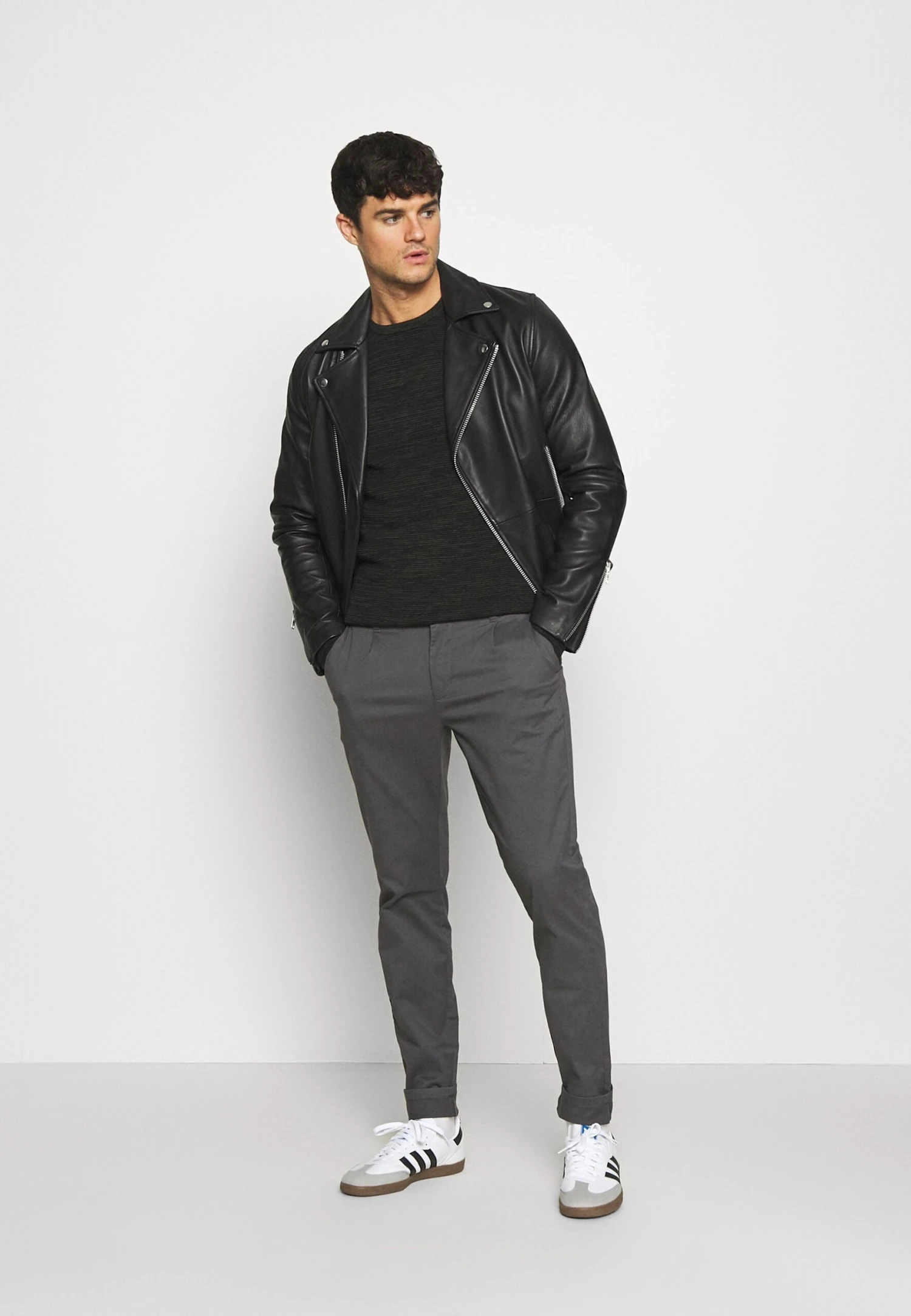 Only & Sons Onscam - Chino - Grey Pinstripe 2 Only & Sons Onscam - Chino - Grey Pinstripe - Afbeelding 2