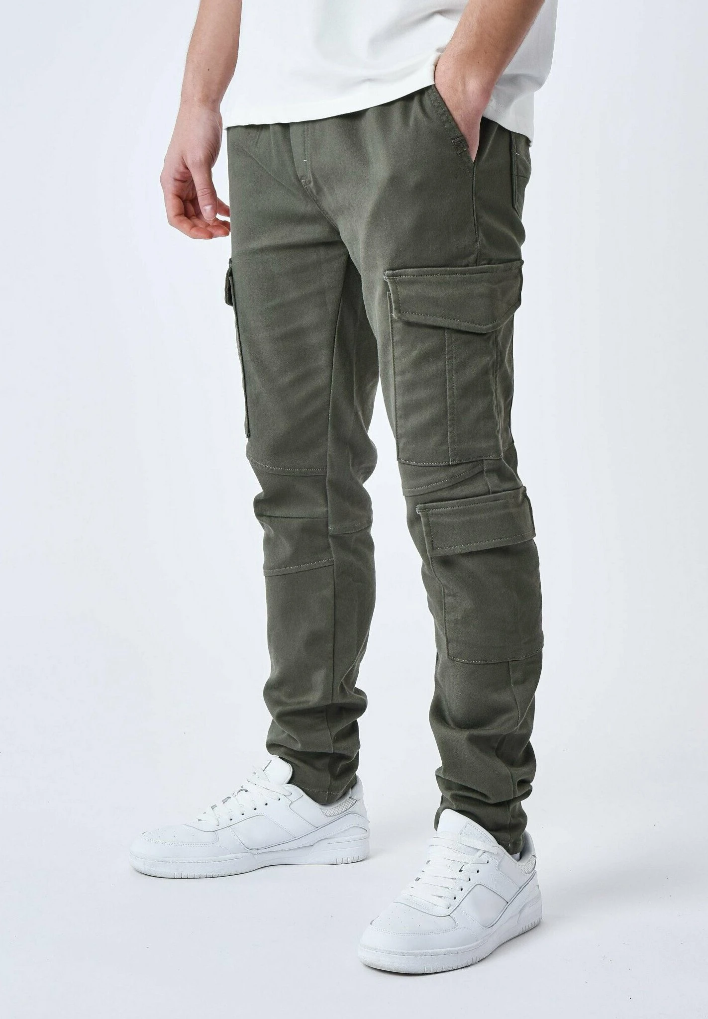 Style - Cargobroek - Kaki 5 Style - Cargobroek - Kaki - Afbeelding 5