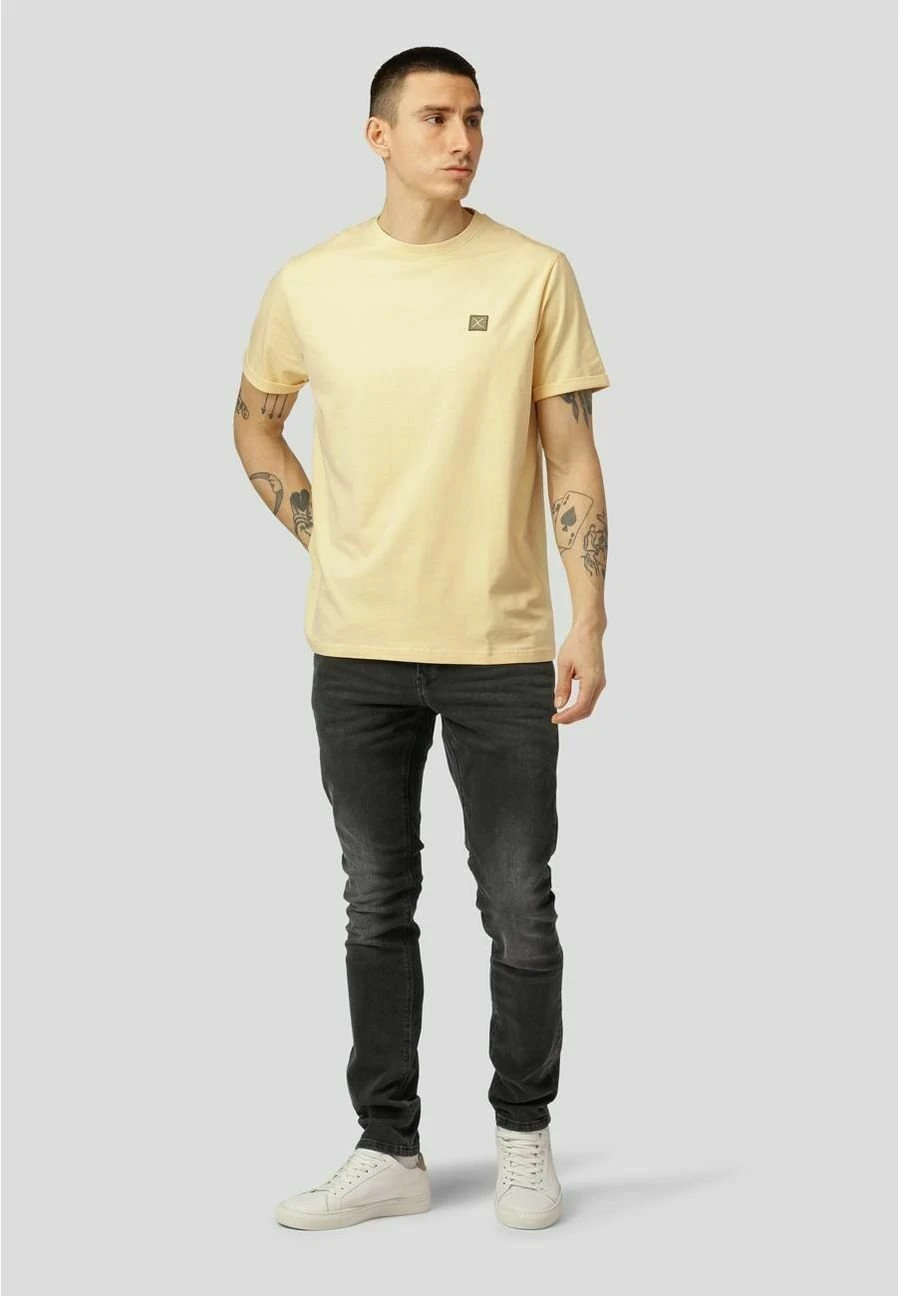 Basic Organic- T-Shirt Basic - Light Yellow 2 Basic Organic- T-Shirt Basic - Light Yellow - Afbeelding 2