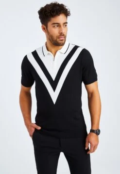 Fein - Poloshirt - Schwarz-Ecru -Next Verkoopwinkel 5d71dafe95d547da964d62509181c2b0