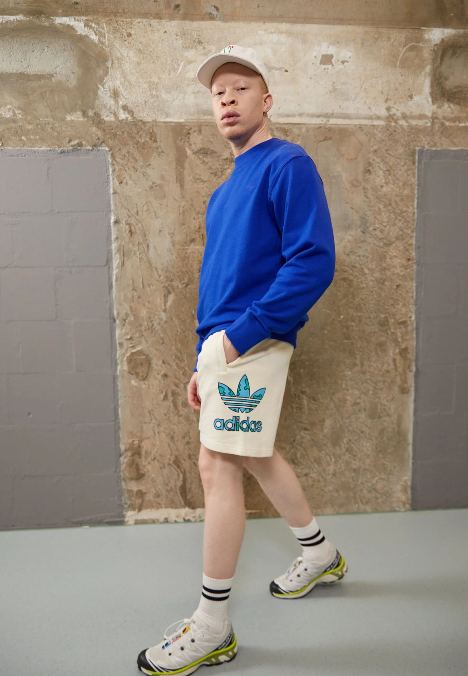 Adidas Originals Stacked Short - Trainingsbroek - Black/Bright Cyan/Mint Rush 2 Adidas Originals Stacked Short - Trainingsbroek - Black/Bright Cyan/Mint Rush - Afbeelding 2