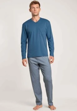Calida Lang - Pyjama - Indian Blue
