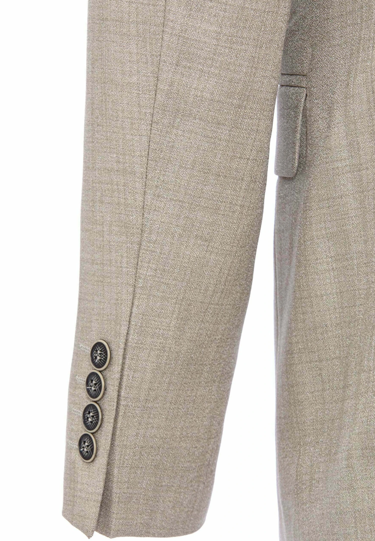 Slim Fit - Blazer - Ecru 4 Slim Fit - Blazer - Ecru - Afbeelding 4