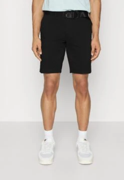 Calvin Klein Modern Slim Belt - Shorts - Black