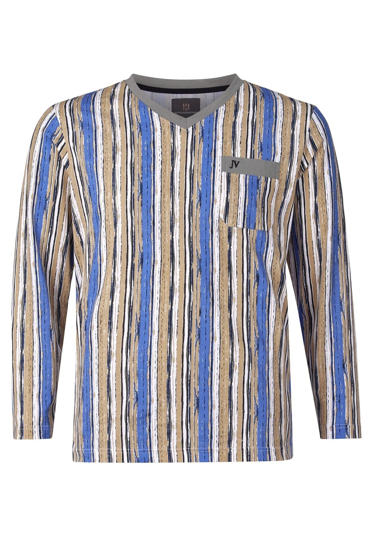 Set Antos - Pyjama - Beige/Gemustert 8 Set Antos - Pyjama - Beige/Gemustert - Afbeelding 8