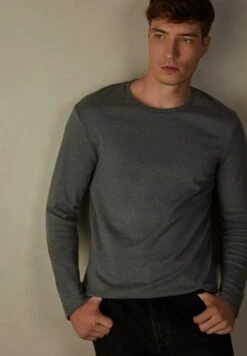 Intimissimi Langarm - Pyjamashirt - Charcoal Grey Melange 7 Intimissimi Langarm - Pyjamashirt - Charcoal Grey Melange -Next Verkoopwinkel 603c0809103647a2bfcbfcfb873ccb88