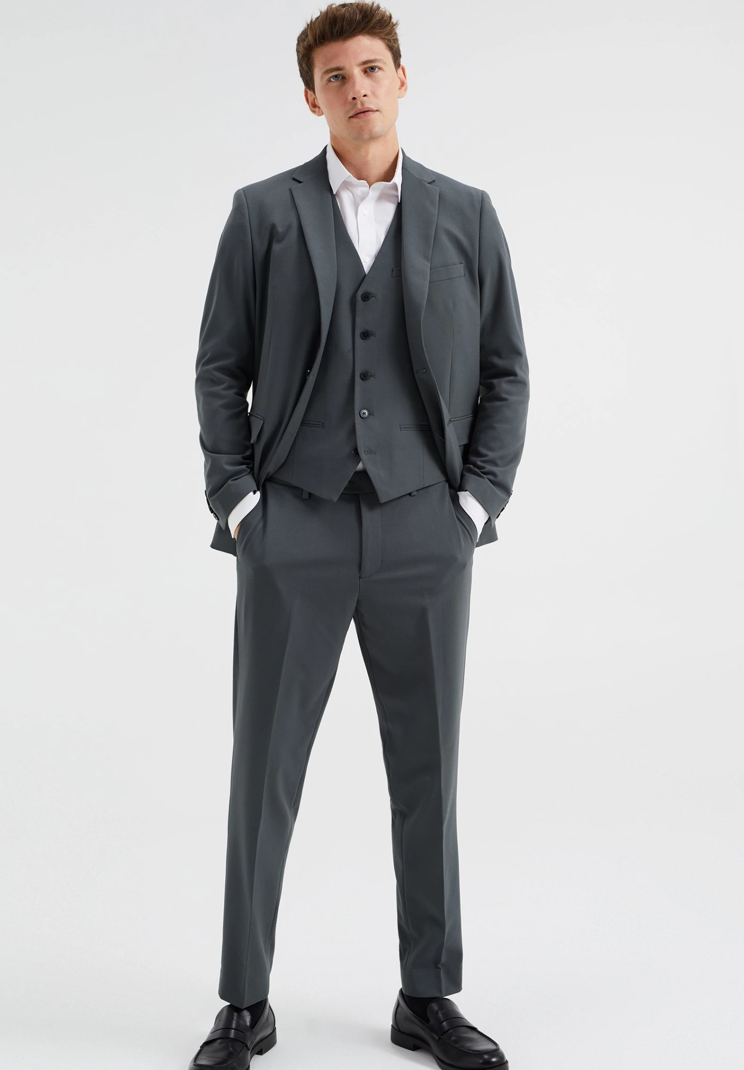 WE FASHION Taro - Pantalon - Grey 2 WE FASHION Taro - Pantalon - Grey - Afbeelding 2