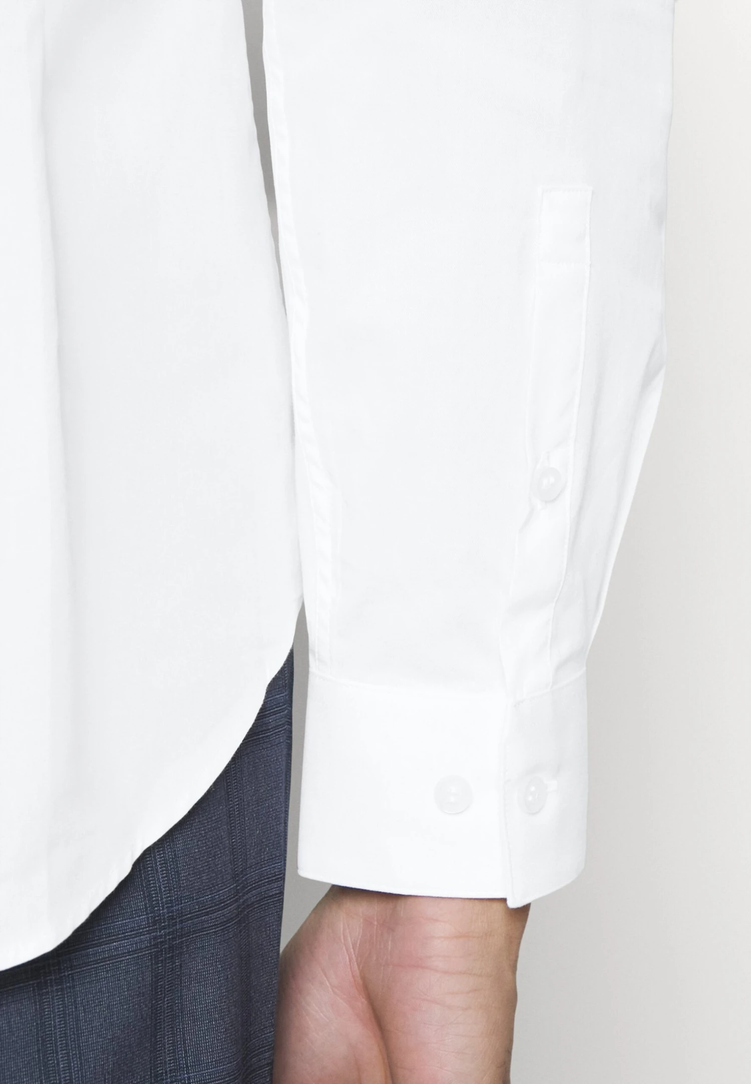Contrast Slim Shirt - Zakelijk Overhemd - White 4 Contrast Slim Shirt - Zakelijk Overhemd - White - Afbeelding 4