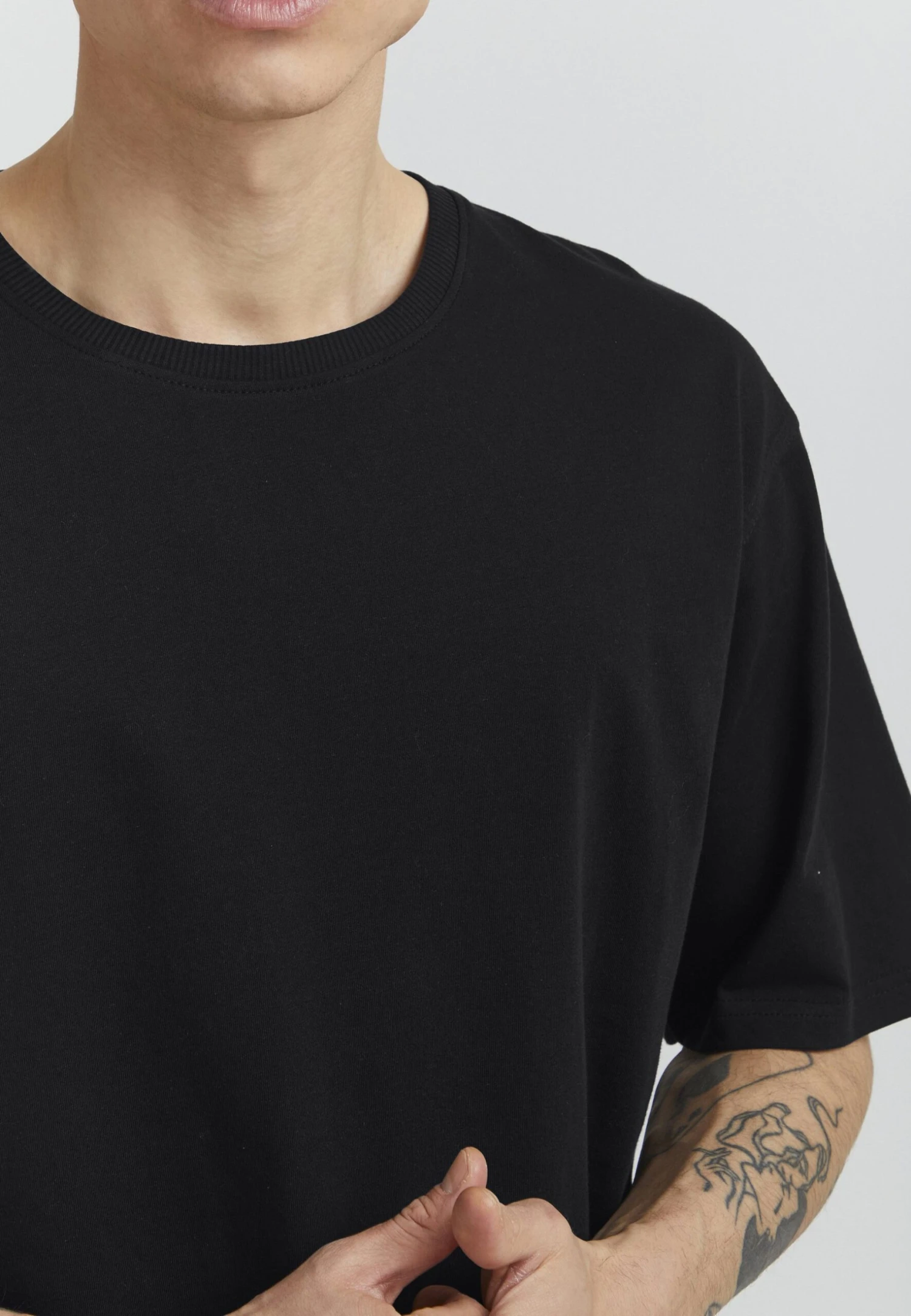 Briggs - T-Shirt Basic - Black 4 Briggs - T-Shirt Basic - Black - Afbeelding 4