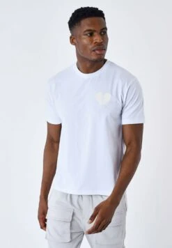 CĹur BrisĂŠ - T-Shirt Print - Blanc