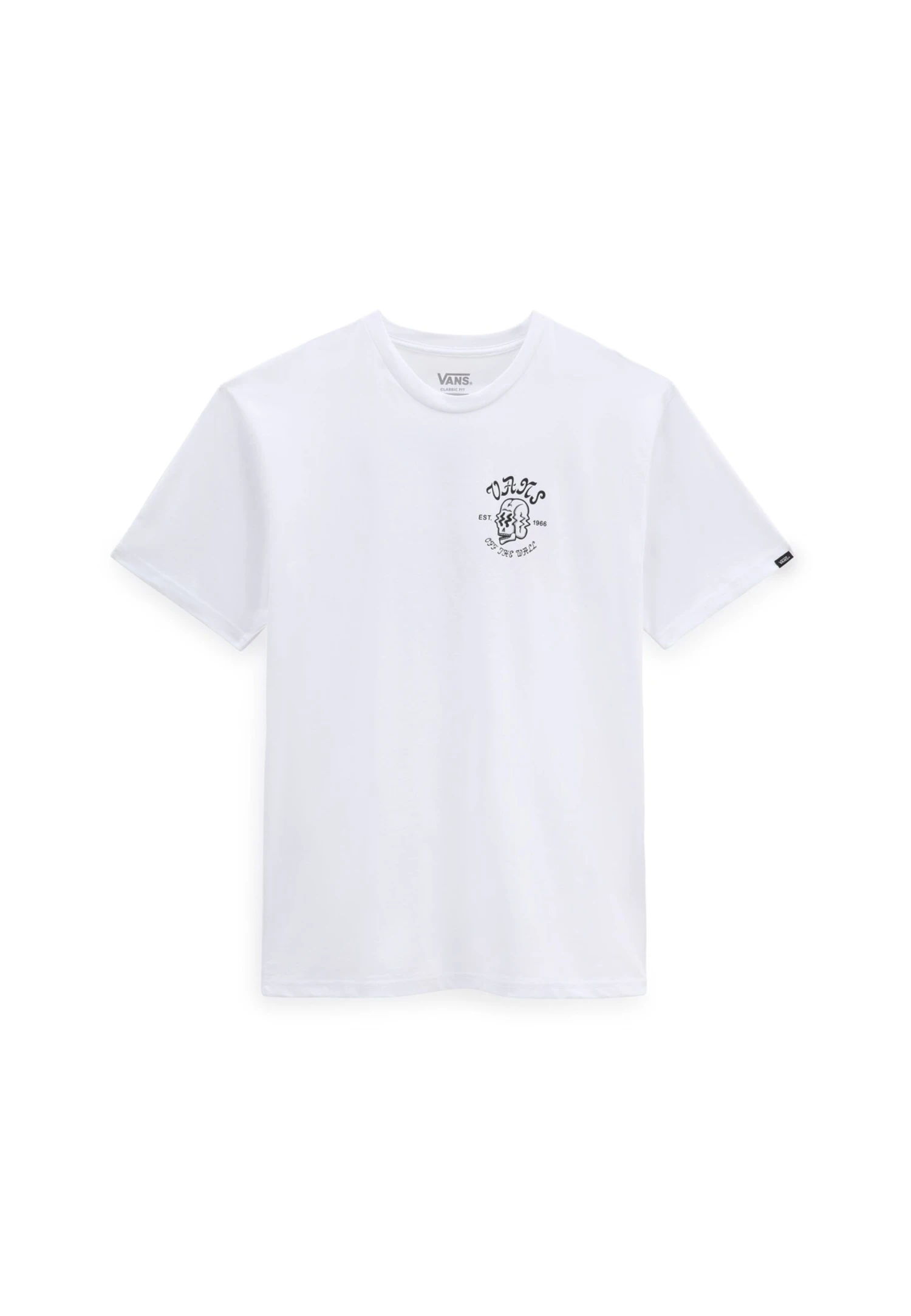 Vans Shaken Skull Ss Tee - T-Shirt Print - White 4 Vans Shaken Skull Ss Tee - T-Shirt Print - White - Afbeelding 4
