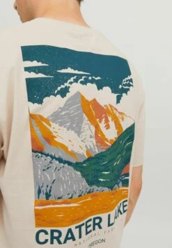 Jack & Jones Crew Neck - T-Shirt Print - Moonbeam 11 Jack & Jones Crew Neck - T-Shirt Print - Moonbeam -Next Verkoopwinkel 6620a29afe1248868aef32defb014b39