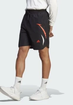 Adidas Sportswear Colourblock Woven - Korte Broeken - Black/Bright Red