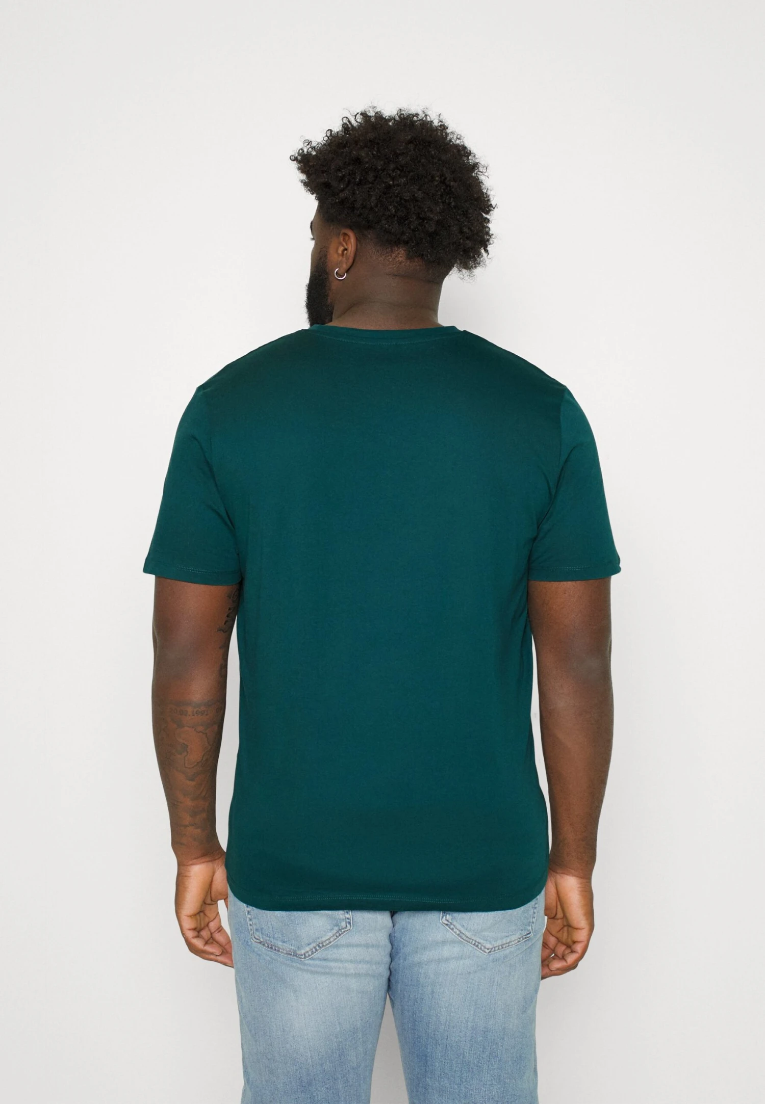 Jack & Jones Jcospace Logo Tee Crew Neck - T-Shirt Basic - Deep Teal 3 Jack & Jones Jcospace Logo Tee Crew Neck - T-Shirt Basic - Deep Teal - Afbeelding 3