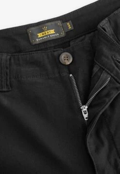 Next Stretch Straight Fit - Cargobroek - Black -Next Verkoopwinkel 6707109da89649d599416e04ef797b79