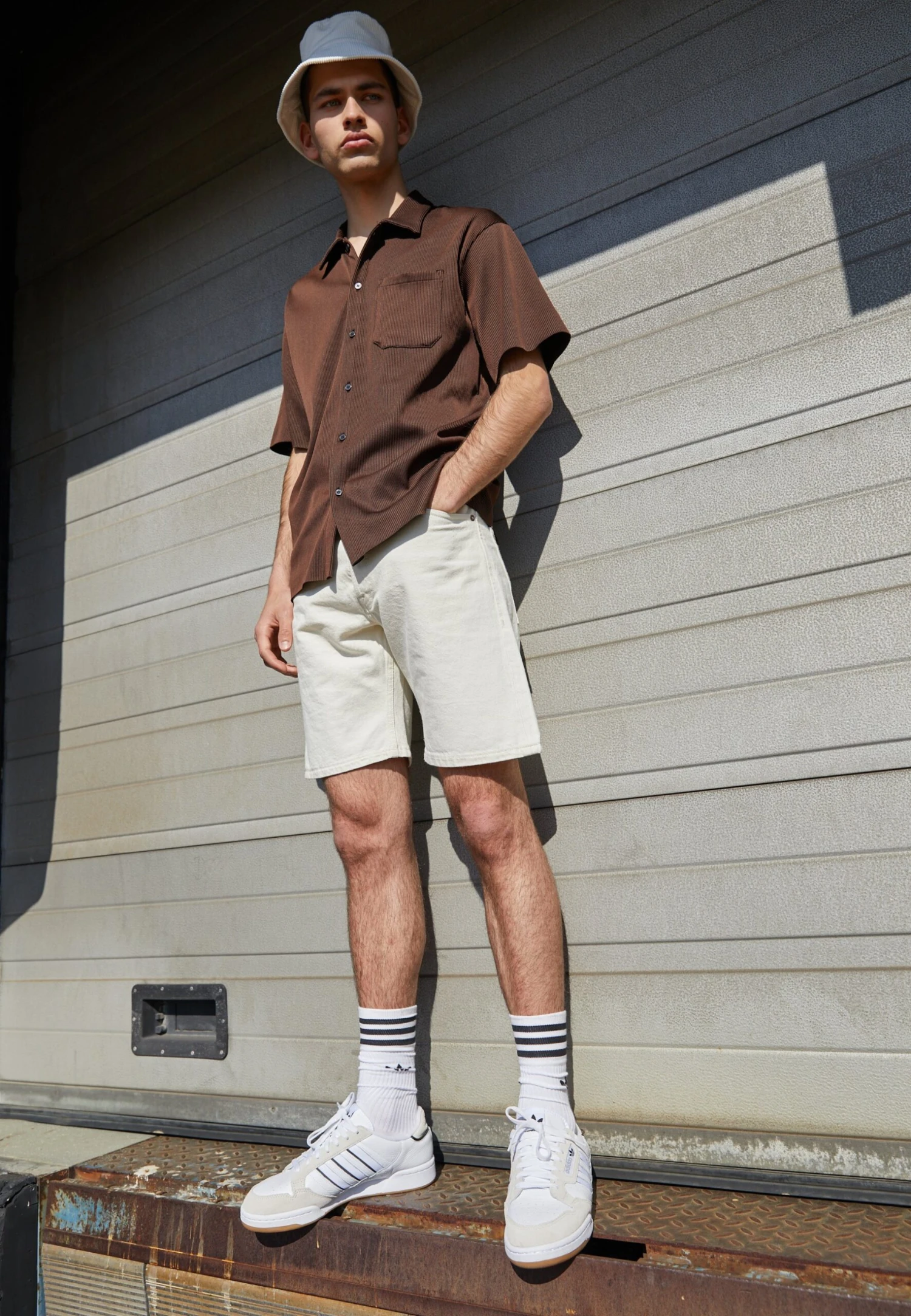 Jack & Jones Jjichris - Jeansshort - Ecru 1 Jack & Jones Jjichris - Jeansshort - Ecru