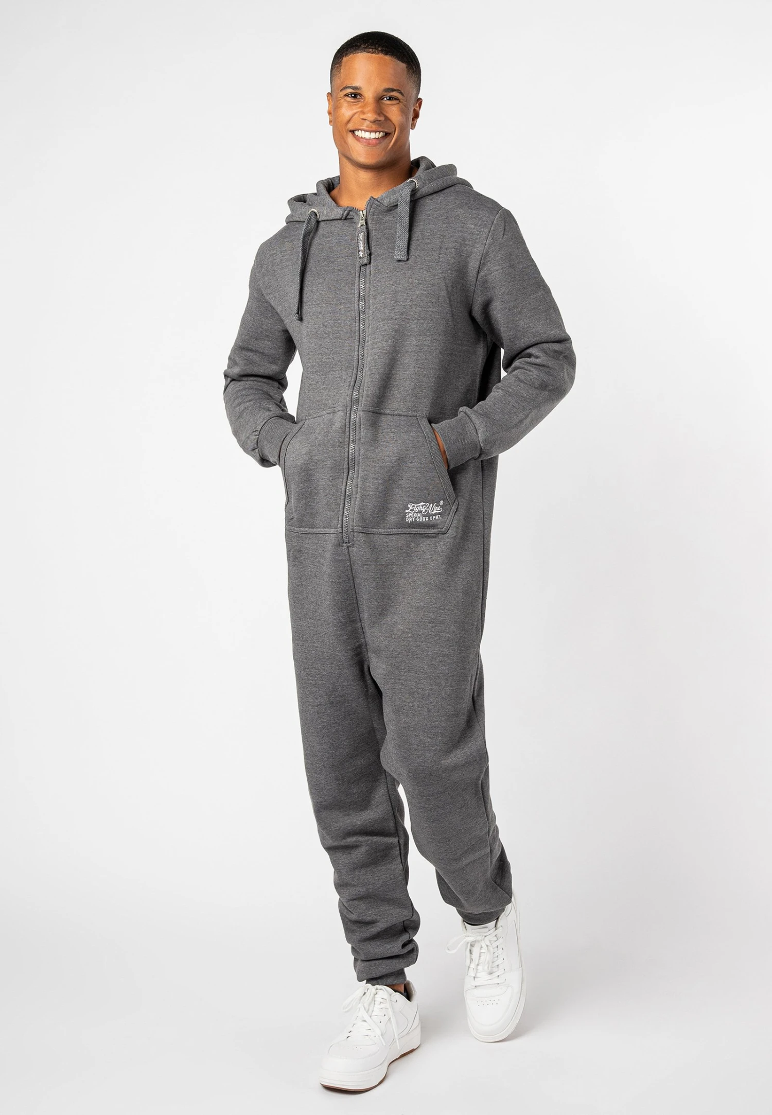Jumpsuit - Middle Grey 1 Jumpsuit - Middle Grey