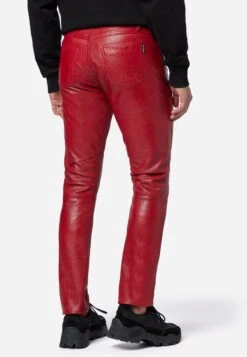 Slim Fit - Leren Broek - Rot 8 Slim Fit - Leren Broek - Rot -Next Verkoopwinkel 6b556bb1e88c40689034cf7af8cf1a7f