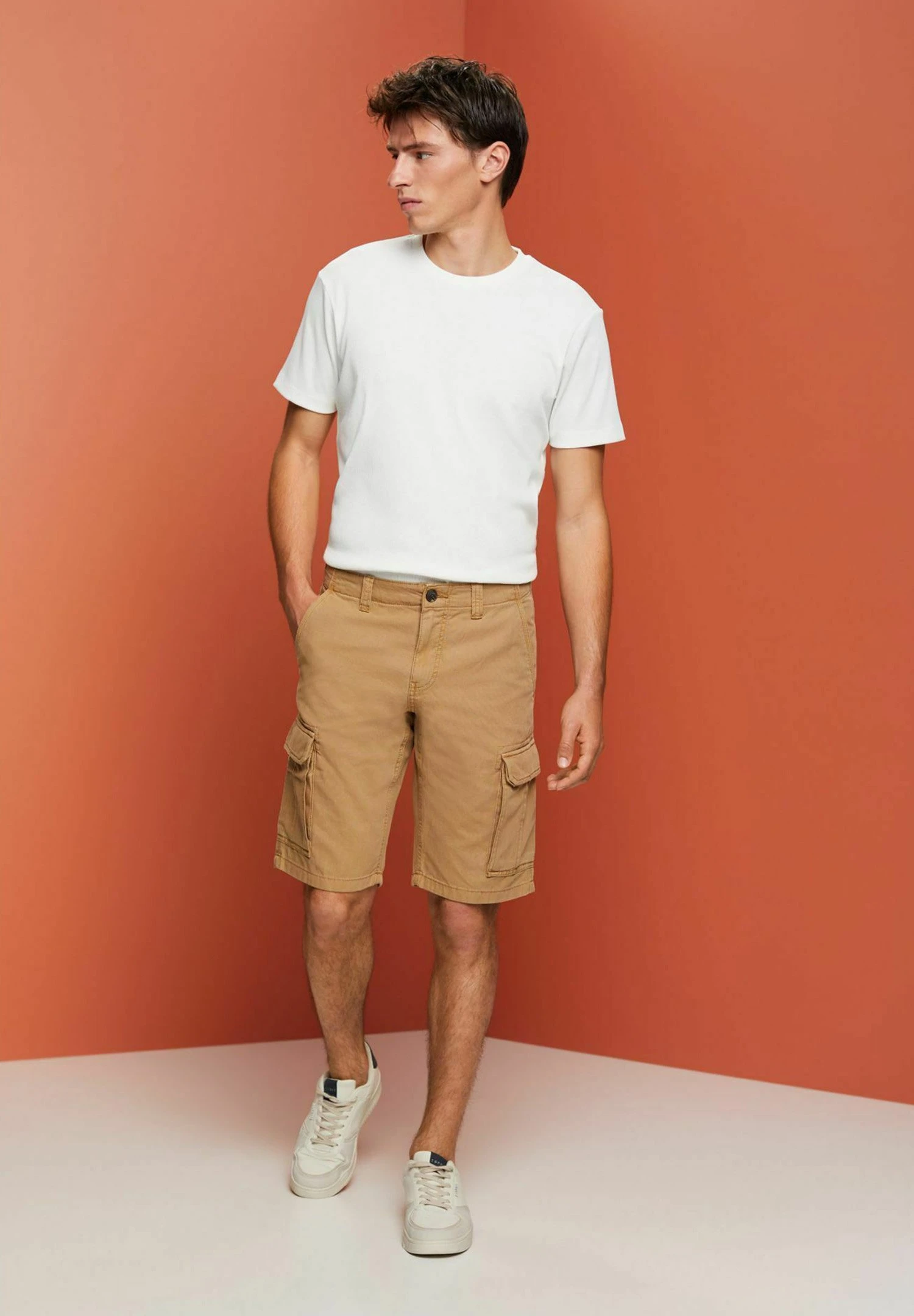 ESPRIT Shorts - Khaki Beige 6 ESPRIT Shorts - Khaki Beige - Afbeelding 6