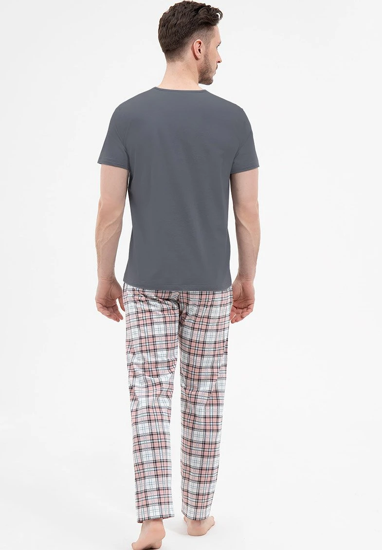 Ben - Pyjama - Dark Grey 2 Ben - Pyjama - Dark Grey - Afbeelding 2