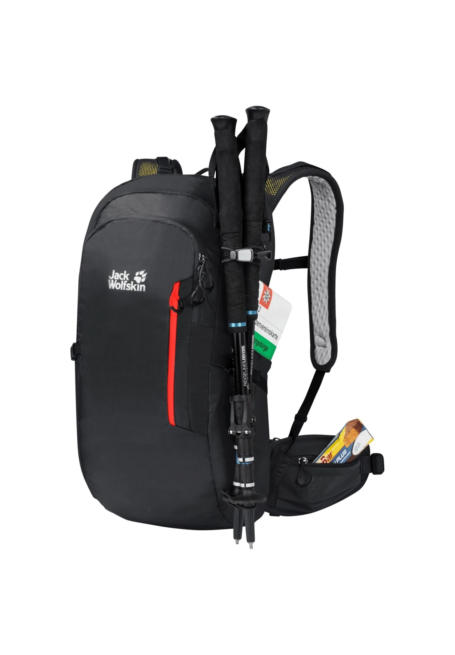 Jack Wolfskin Athmos 20L - Backpack - Black 2 Jack Wolfskin Athmos 20L - Backpack - Black - Afbeelding 2
