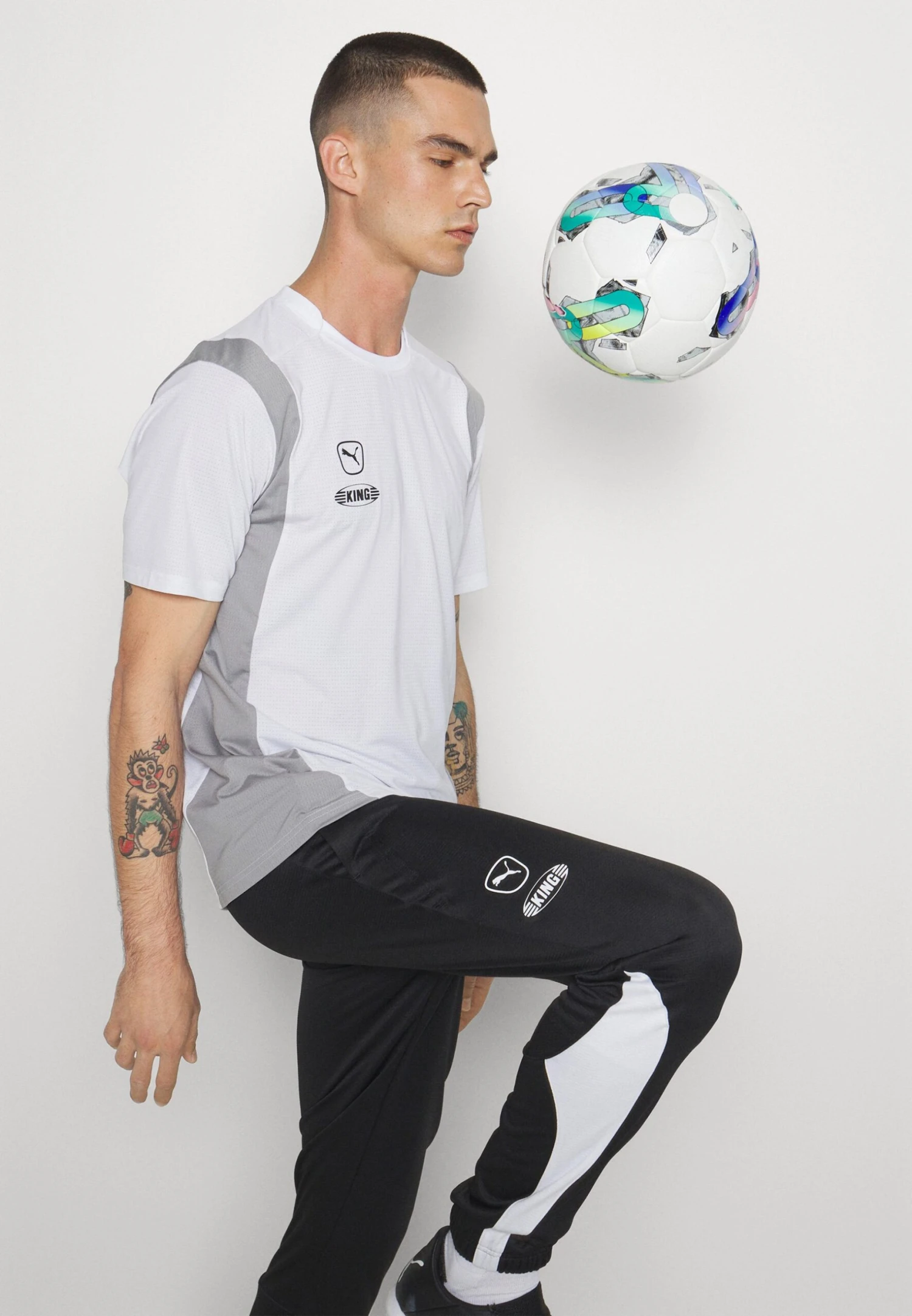 Puma King Pro Training Pants - Trainingsbroek - Black/White 4 Puma King Pro Training Pants - Trainingsbroek - Black/White - Afbeelding 4