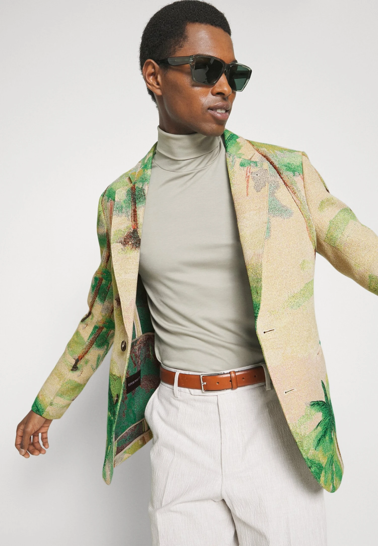 Emporio Armani Blazer - Verde Acquitrino 4 Emporio Armani Blazer - Verde Acquitrino - Afbeelding 4