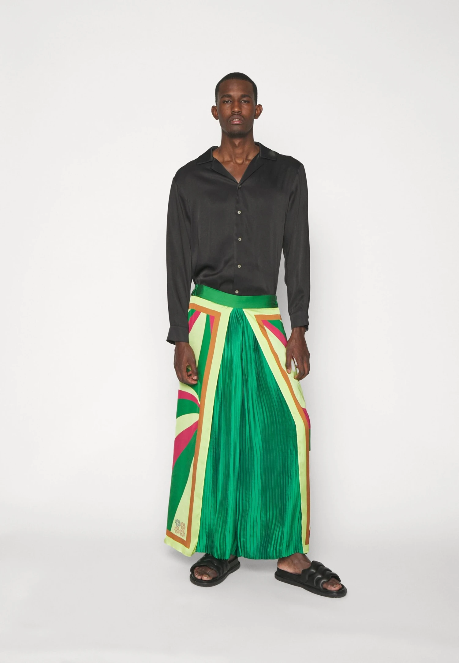 Burkina Palazzo - Broek - Green 5 Burkina Palazzo - Broek - Green - Afbeelding 5