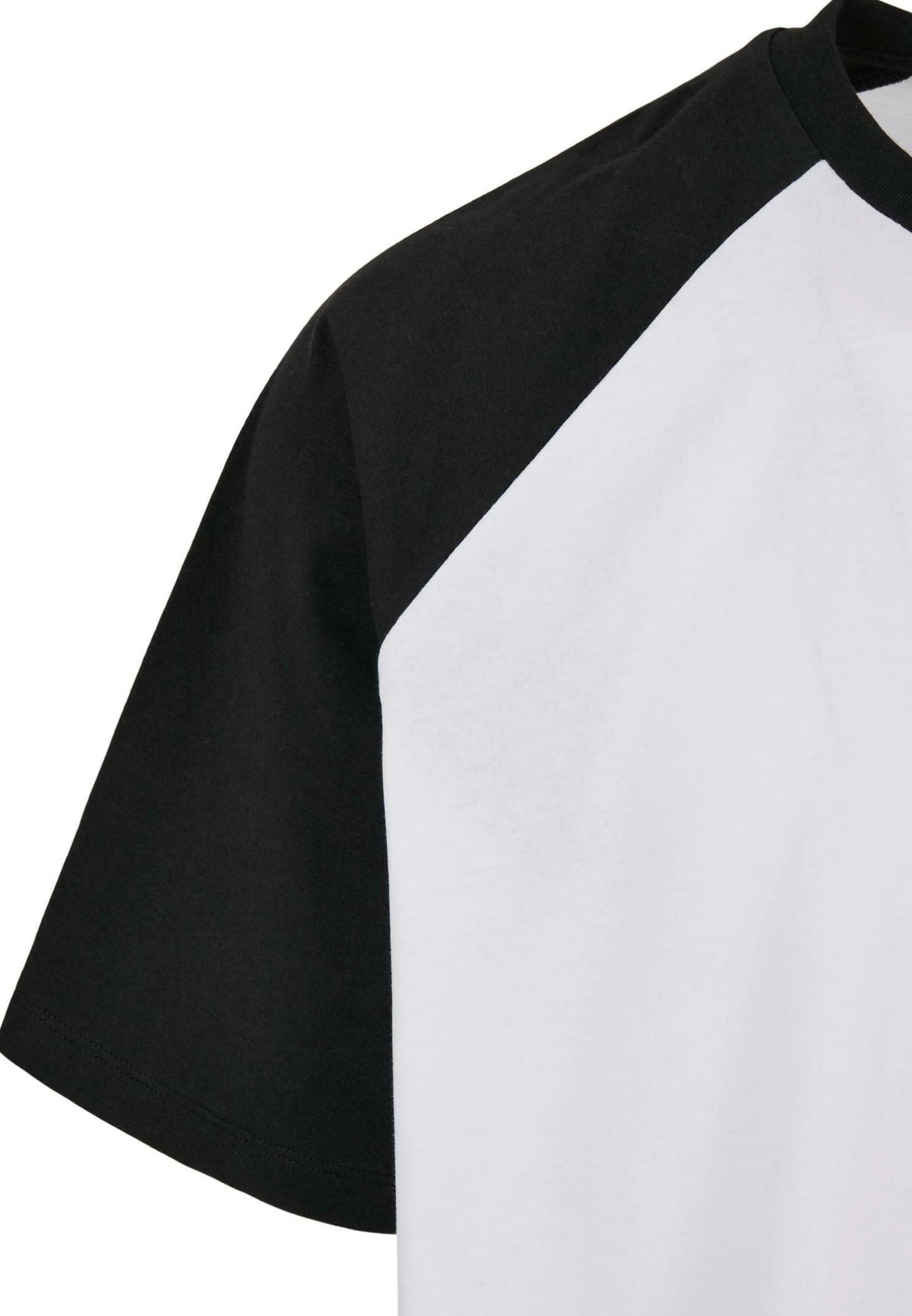 URBAN CLASSICS Raglan Tee - T-Shirt Print - White Black 9 URBAN CLASSICS Raglan Tee - T-Shirt Print - White Black - Afbeelding 9